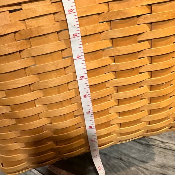 Longaberger Book Keeper Basket with Liner - Picture 6 of 8
